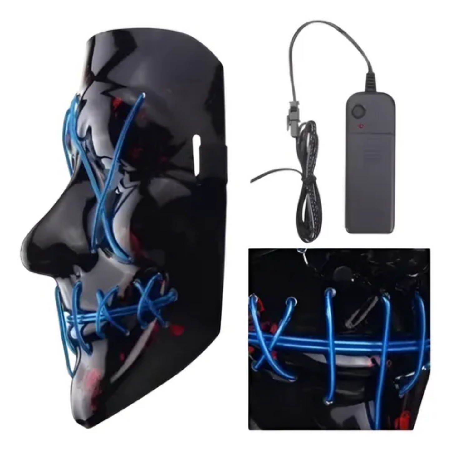 Mascara Luz Led La Purga Halloween