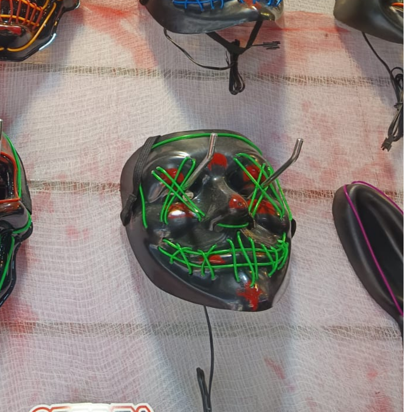 Mascara Luz Led La Purga Halloween